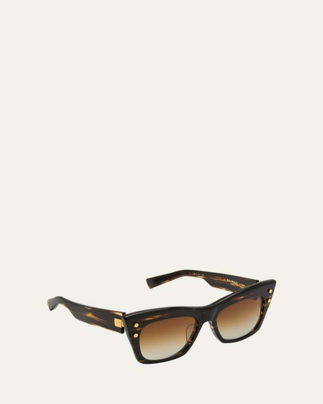 B-II Acetate Cat-Eye Sunglasses